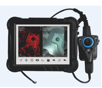 Binocular measurement videoscope